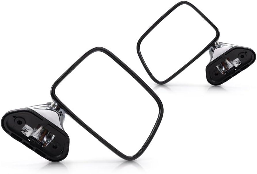 For Toyota Pickup 1989 90 91 92 93 94 1995 Door Mirror Driver Side | Manual | Chrome | Replacement For 87940-89141 | TO1320122