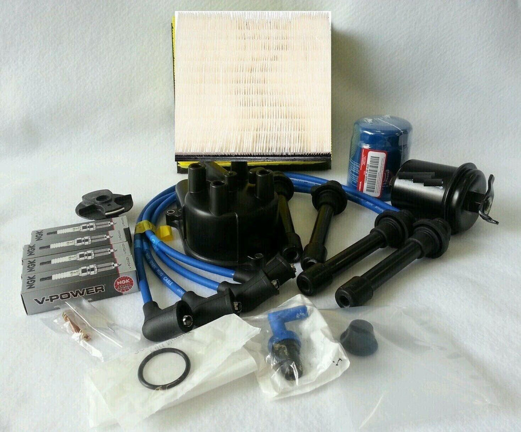 Cap-Rotor-Ngk Wires-Spark Plug-Oil-Air-F