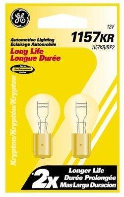 GE Lighting 1157LL/BP2 Automotive Stop, Turn Signal, Tail Light Long Life Miniature Bulb (23337) 2 Lamps per Blister