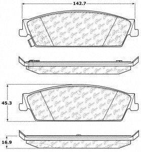 Centric 103.11940 Brake Pad