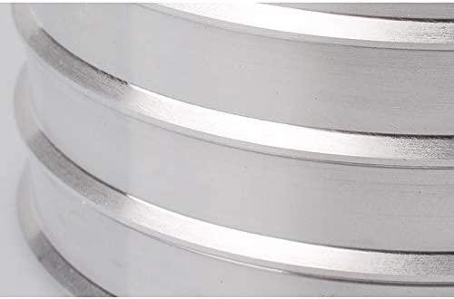 DCVAMOUS Alloy Aluminum Wheel Hub Centric Rings 67.1 to 54.1, Set of 4 Hubcentric Rings - Performance Spigot Hubrings for 54.1mm Vehicle Hub with 67.1mm Center Bore Rims Compatible with Toyota Mazda