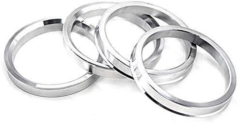 DCVAMOUS Alloy Aluminum Wheel Hub Centric Rings 66.1 to 60.1 - Set of 4 Hubcentric Rings - Performance Spigot Hubrings for 60.1mm Vehicle Hub with 66.1mm Center Bore Rims Compatible with Toyota L-exus