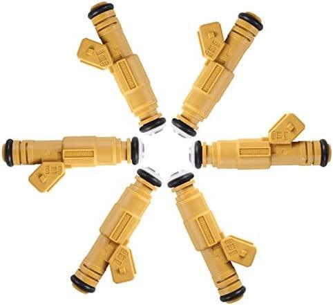 Fuel Injectors 3 Pcs Compatible with John Deere Gator 825i Gator 3 Cylinder 5WY2404A MIA11720