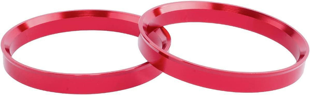 VLAOSCHI Red Alloy Aluminum Hub Centric Rings 77.8 to 108 - Performance Wheel Hubcentric Rings for 77.8mm Vehicle Hub with 108mm Center Bore Rims - Pack of 4