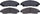 ADVICS AD1378 Ultra-Premium Front Disc Brake Pad Set