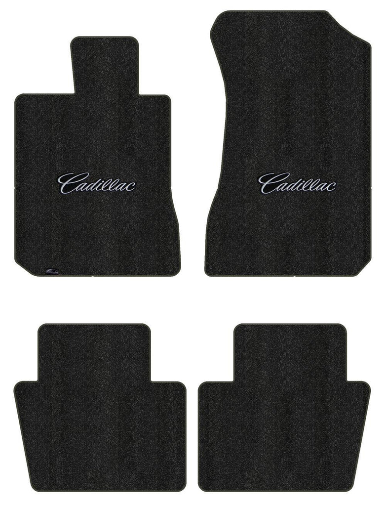 Lloyd Berber Front & Rear Mats for '69-70 Calais W/Silver on Black Cadillac