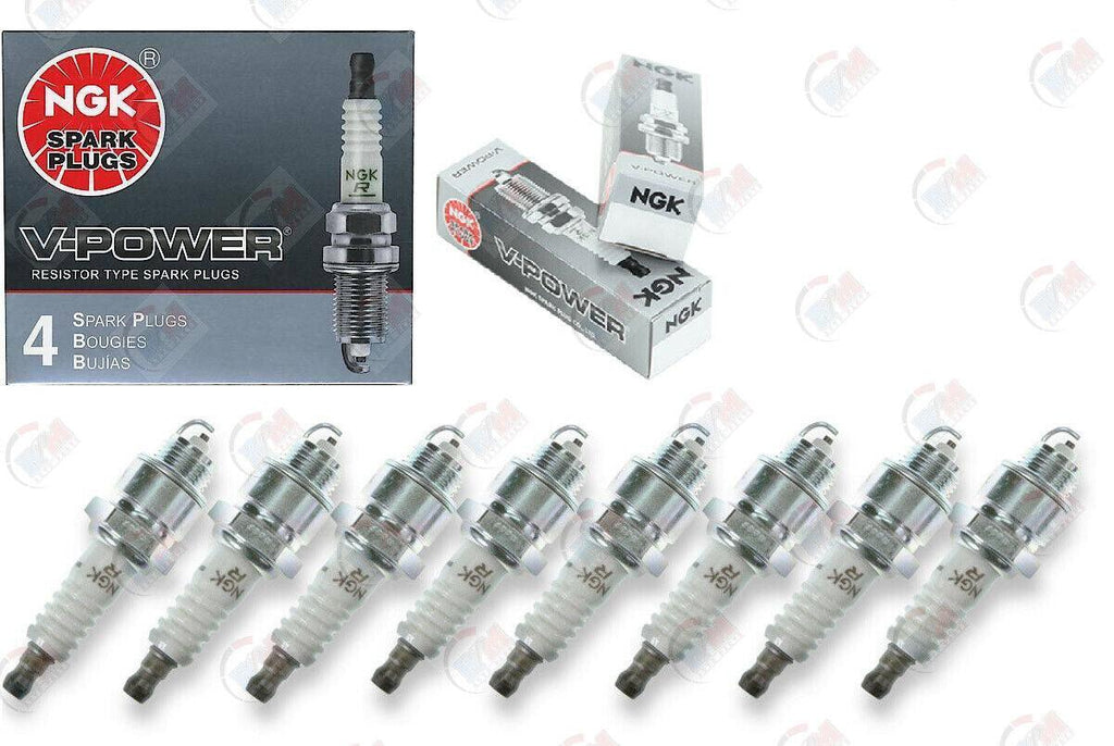 8 Pcs NGK V-Power Spark Plugs for 1999-2013 Chevrolet Silverado 1500 5.3L