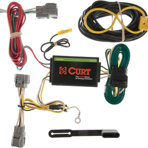 CURT 55349 Vehicle-Side Custom 4-Pin Trailer Wiring Harness, Fits Select Jeep Grand Cherokee , Black