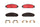 Front Disc Brake Pad Set for 300, Challenger, Charger, 200+More (P11017N)