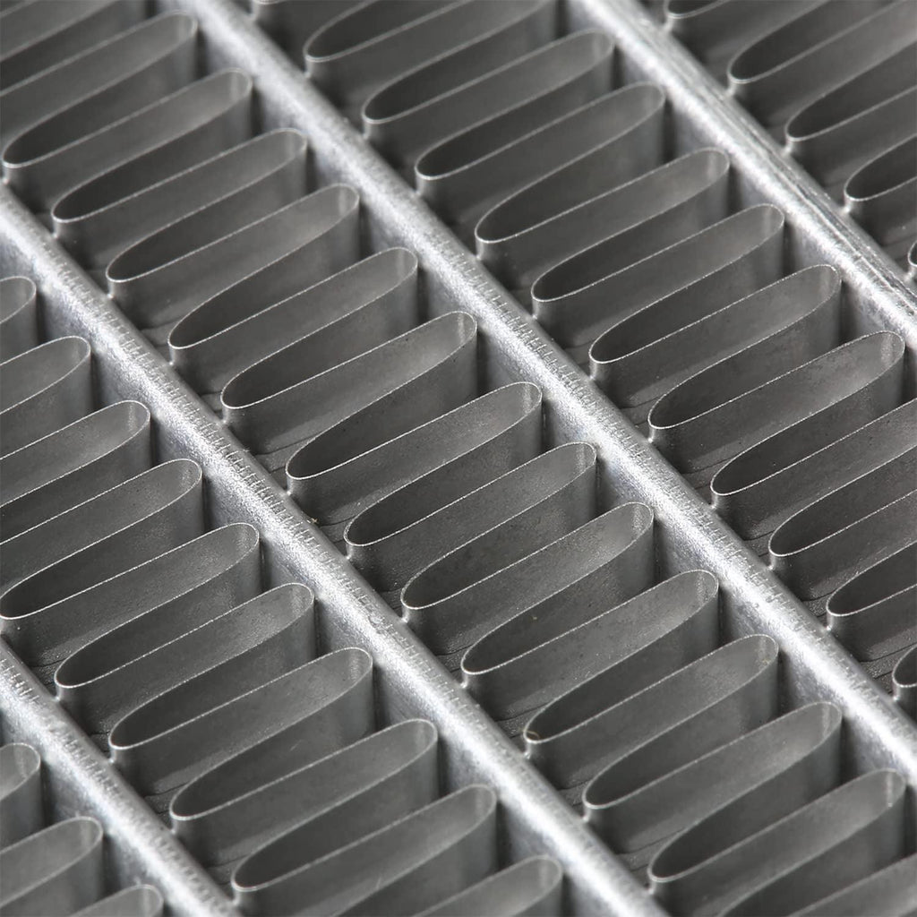 OEM-RA-2909 2-Row Aluminum Core Radiator Compatible with 06-11 ML350 / 06-12 R350,25-1/8" W X 20/13/16" H X 1-5/8" D,1-5/8" Inlet / 1-5/8" Outlet