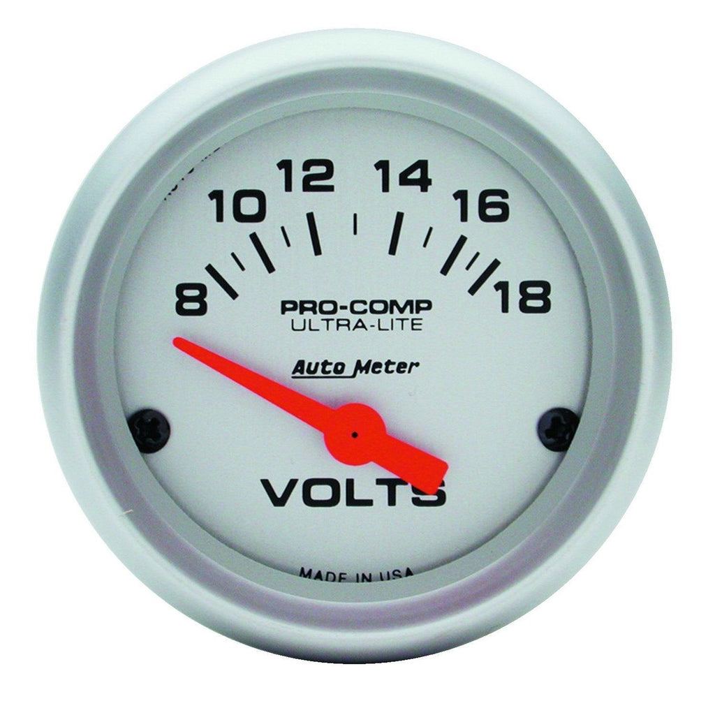 2-1/16 in. VOLTMETER 8-18V ULTRA-LITE