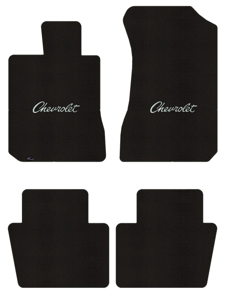 Lloyd Berber Front & Rear Mats for '73-77 Chevy Malibu W/Silver Chevy Letters