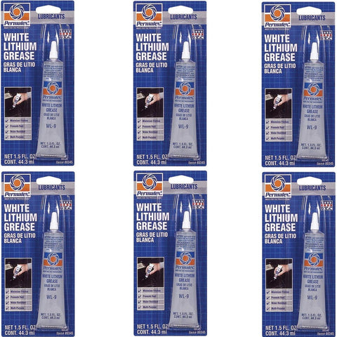 Permatex 80345 White Lithium Grease, 1.5 Oz.