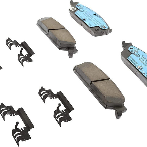 Professional 17D1194CHF2 Ceramic Rear Disc Brake Pad Kit