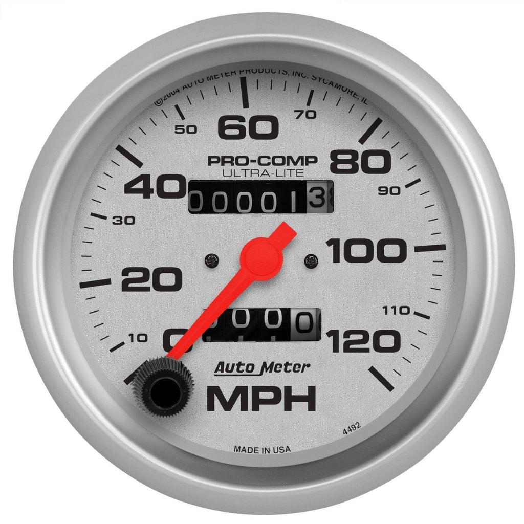 3-3/8 in. SPEEDOMETER 0-120 MPH ULTRA-LITE