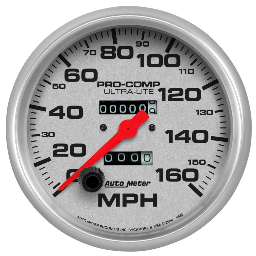 5 in. SPEEDOMETER 0-160 MPH ULTRA-LITE
