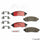 Front Disc Brake Pad Set for Frontier, Xterra, Pathfinder, Equator (P56059N)