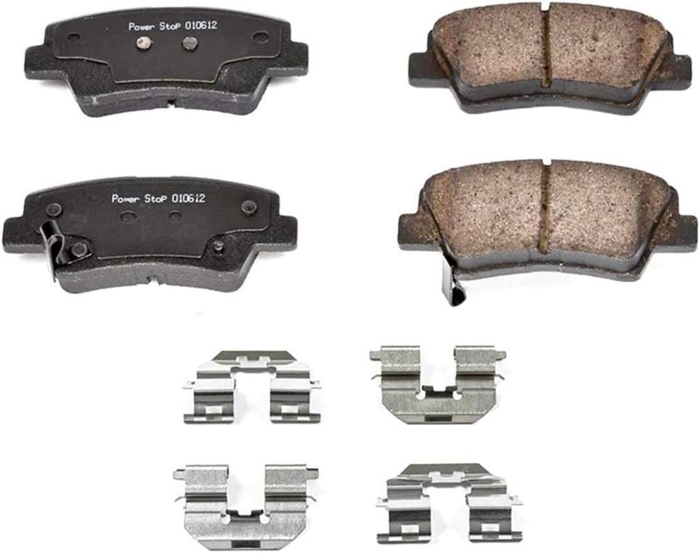 Rear 17-1313 Ceramic Brake Pads Evolution Z17