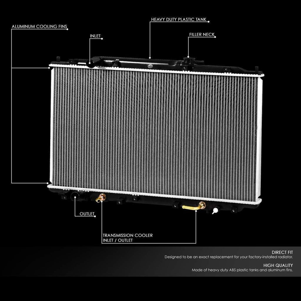 OEM-RA-2806 1-Row OE Style Aluminum Cooling Radiator Compatible with 05-10 Odyssey AT, 30-1/4" W X 17-11/16" H X 1" D, 1-1/4" Inlet, 1-5/16" Outlet