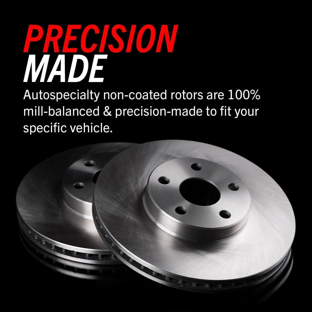 AR8280 Autospeciality Stock Replacement Front Brake Rotor