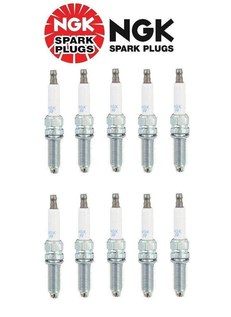For BMW E60 M5 E63 E64 M6 Conv. Set of 10 Spark Plugs High Power 4471 NGK LKR8AP