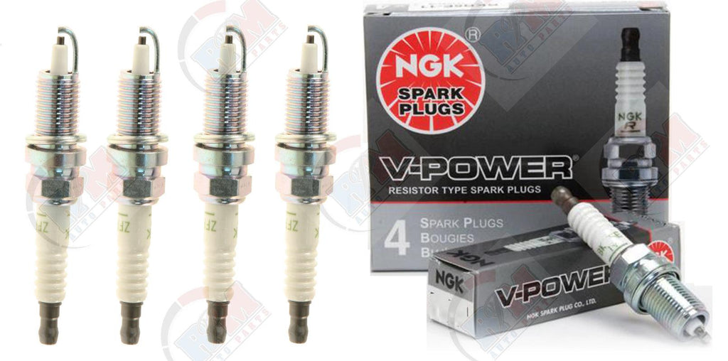 NGK "V-POWER" Spark Plugs (Set of 4) for 1987-2002 Jeep Wrangler 2.5L L4