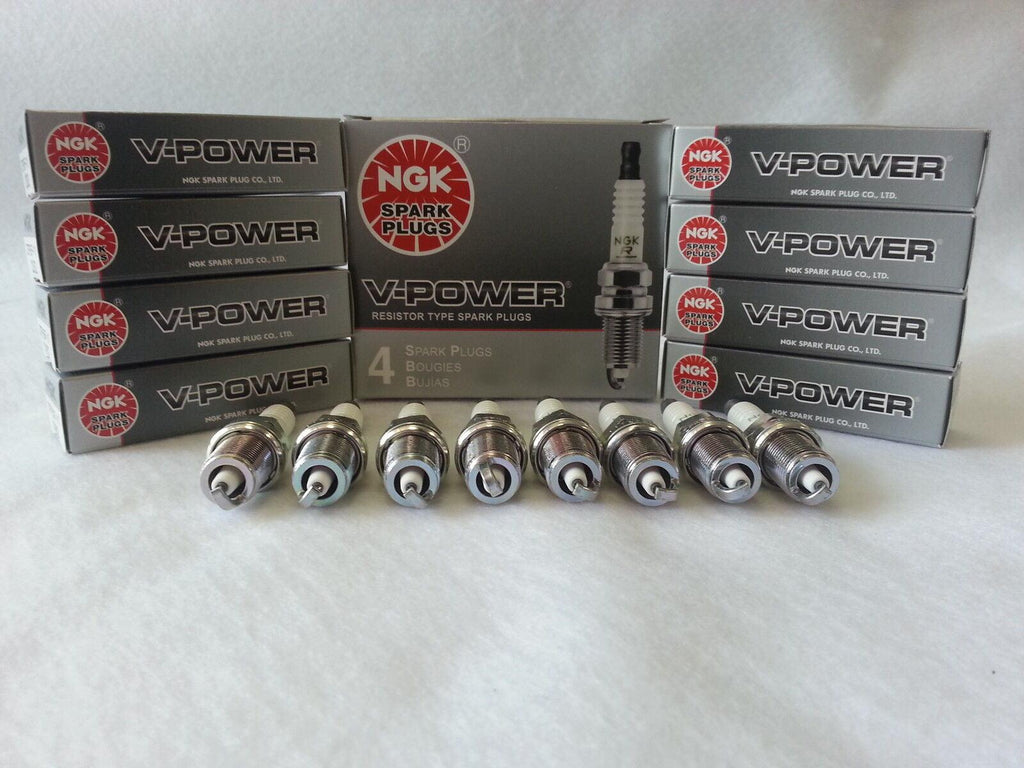 8-New NGK V-Power Copper Spark Plugs BKR5EY #7390 Made in Japan
