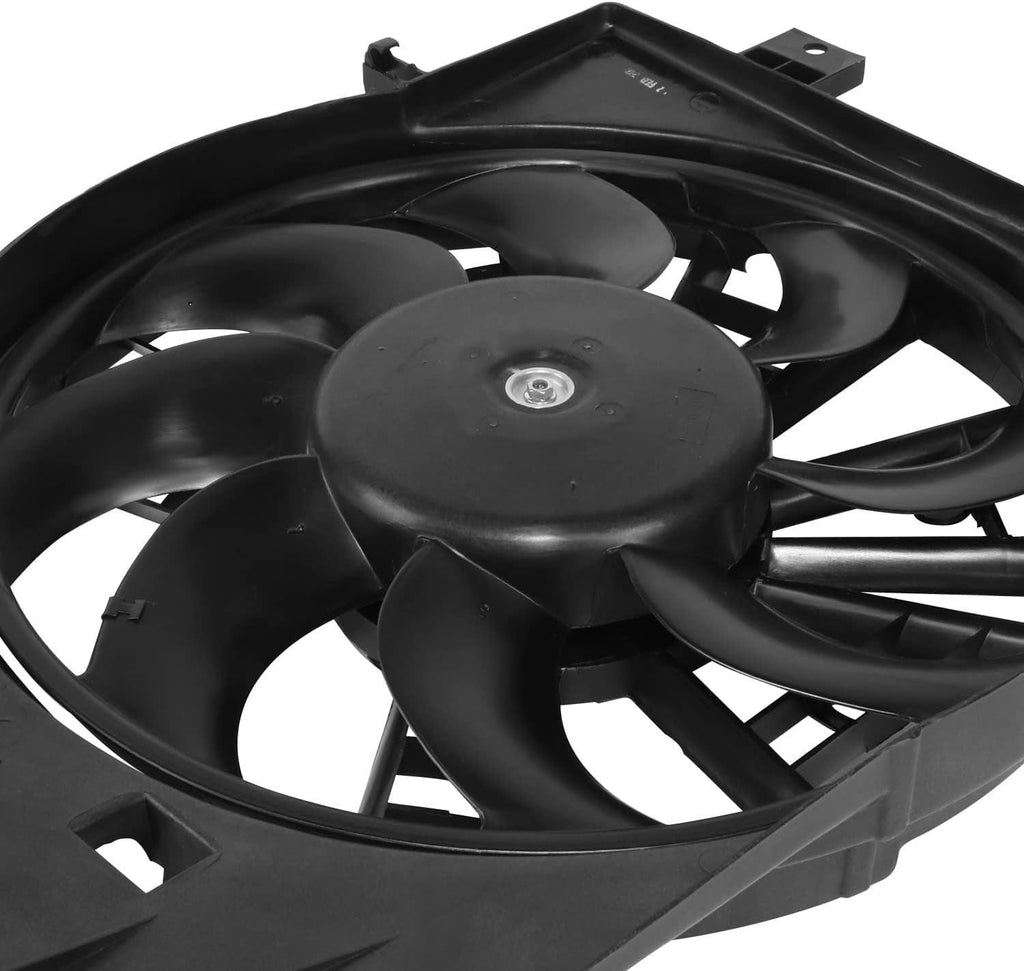 OEM-RF-0442 Factory Style Radiator Cooling Fan Assembly Compatible with 91-94 Lebaron/Shadow/Sundance, 91-93 Daytona, 91-95 Spirit/Acclaim