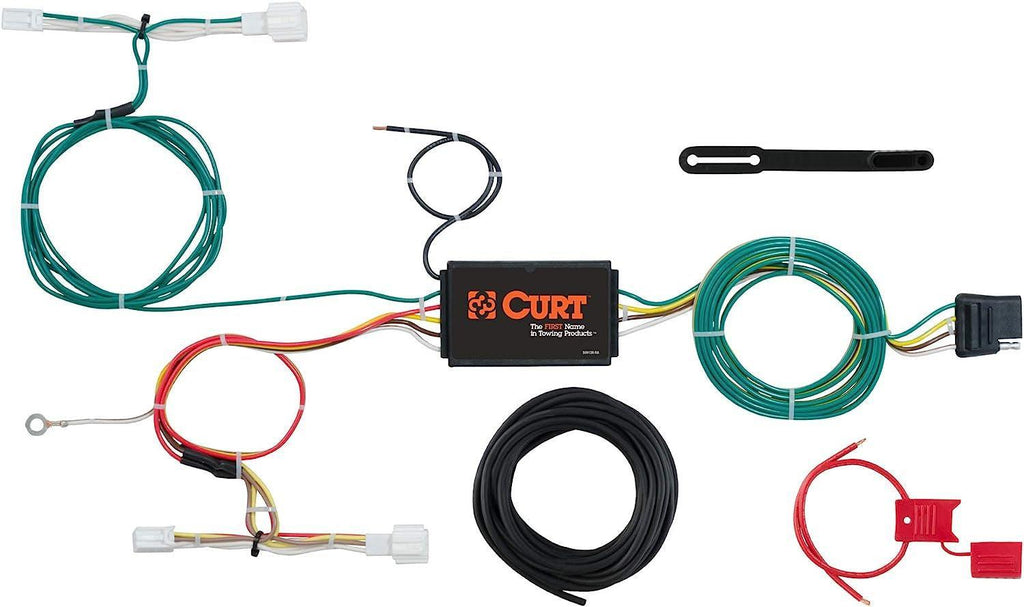CURT 56300 Vehicle-Side Custom 4-Pin Trailer Wiring Harness, Fits Select Mazda CX-3 , Black