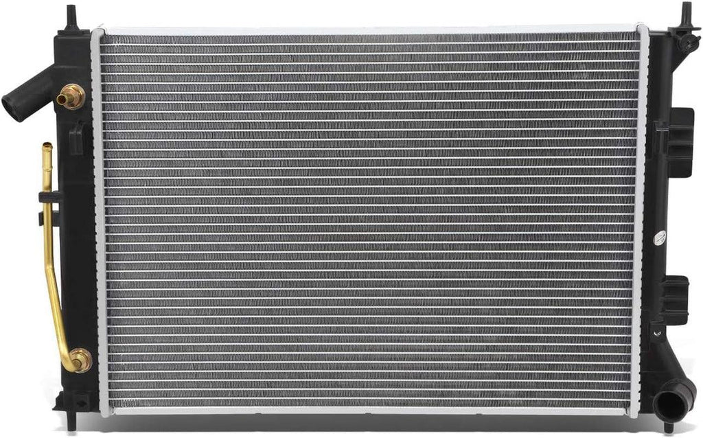 OEM-RA-13333 DPI 13333 Factory Style Aluminum Cooling Radiator Compatible with 11-13 Elantra / 2014 Forte Forte5 / 12-13 Soul 1.8L / 2.0L AT