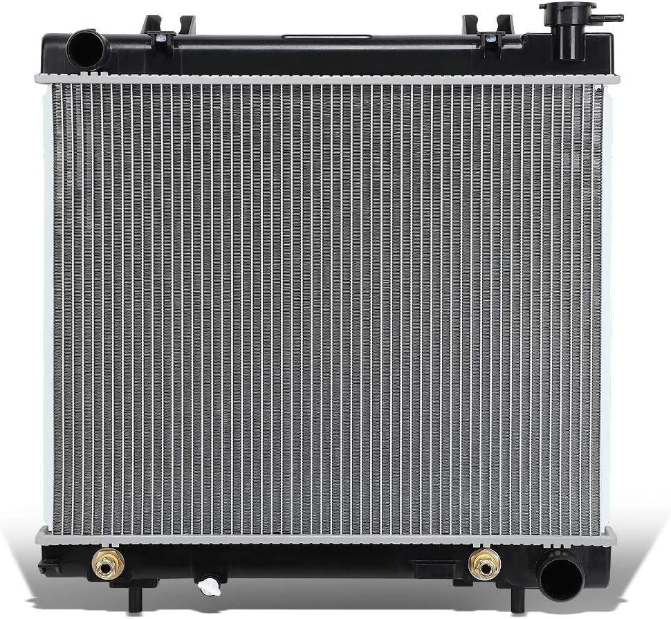 OEM-RA-2883 1-Row OE Style Bolt-On Aluminum Core Radiator Replacement Compatible with 05-11 Dakota / 06-09 Raider at MT, 21-7/8" W X 17-11/16" H X 1" D, 1-9/16" Inlet, 1-13-16" Outlet