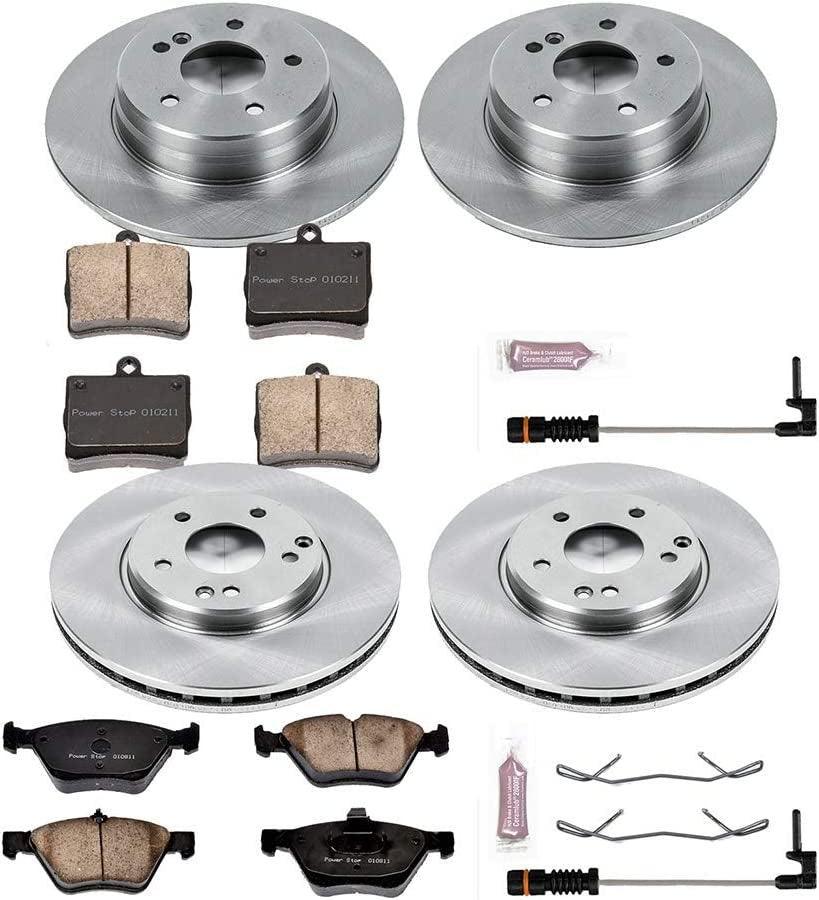 KOE6700 Autospecialty Front and Rear Replacement Brake Kit-Oe Brake Rotors & Ceramic Brake Pads