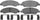 Gold 17D1367CH Ceramic Front Disc Brake Pad Set