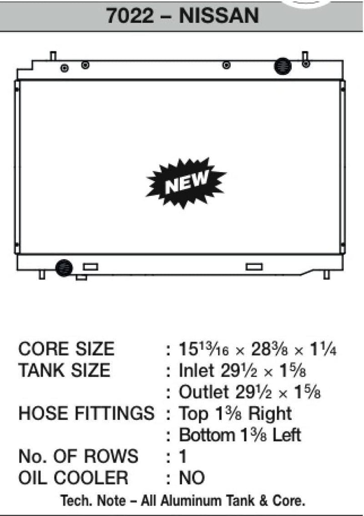 7022 High Performance Radiator