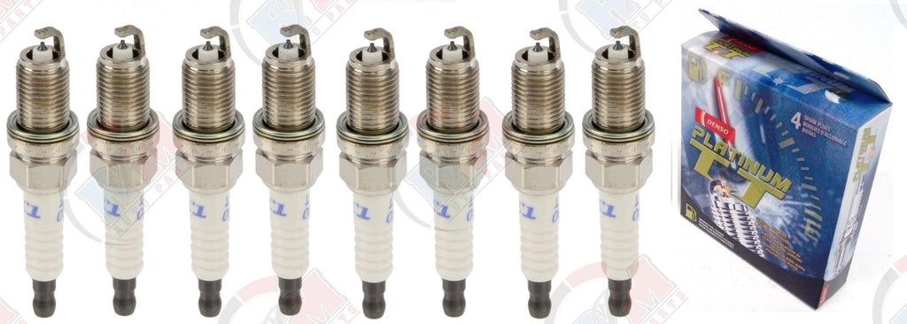 DENSO "PLATINUM" TT Spark Plugs Set of 8 for 2000-2010 BMW X5 4.4L 4.6L 4.8 V8