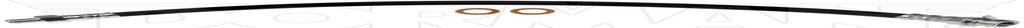 Brake Hydraulic Hose for P20 Series, P30 Series, P25/P2500 Van+More H4497