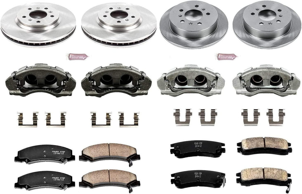 KCOE1438 Autospecialty 1-Click OE Replacement Brake Kit with Calipers