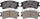 ADVICS AD0957 Disc Brake Pad Set
