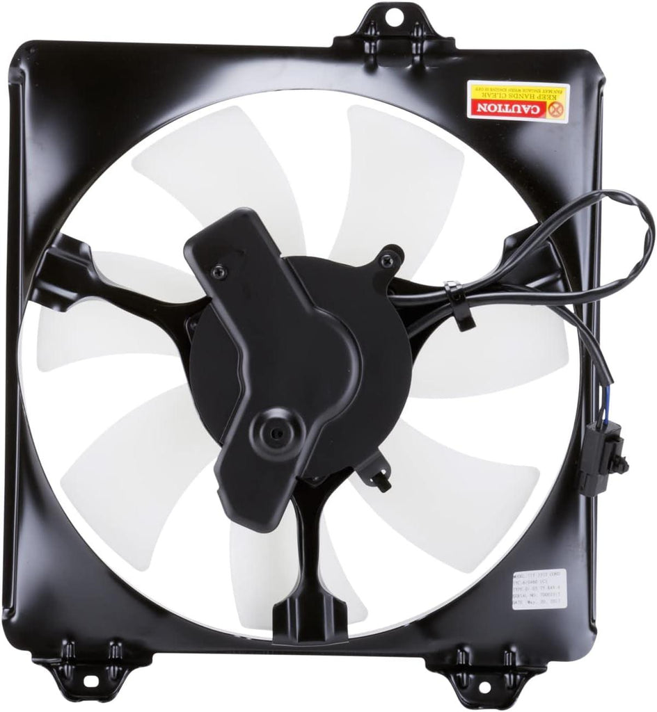 610460 Cooling Fan Assembly Compatible with 2001-2005 Toyota Rav4 , Black