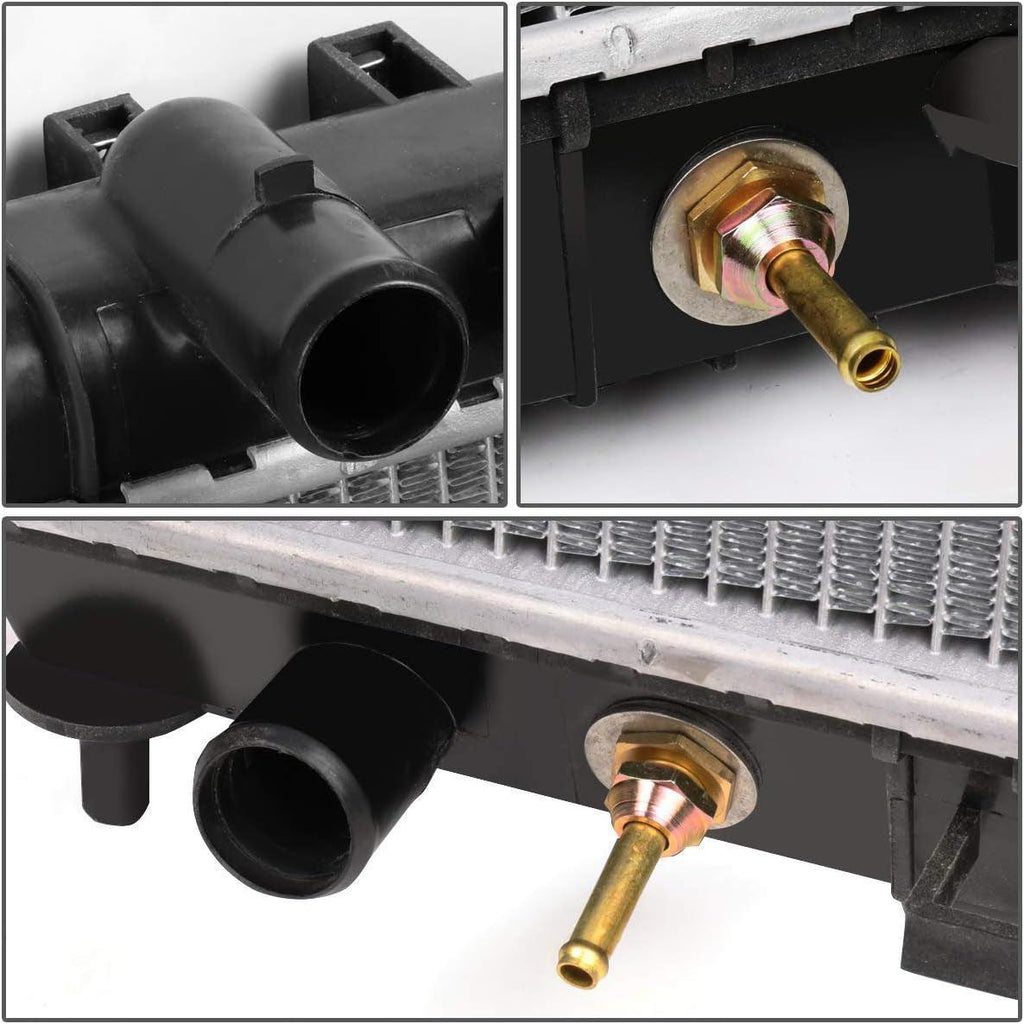OEM-RA-2691 OE Style Aluminum Core Radiator Compatible with 04-10 QX56/05-15 Armada AT,26-3/4" W X 23-1/2" H X 1-1/4" D,1-1/2" Inlet/ 1-1/2" Outlet