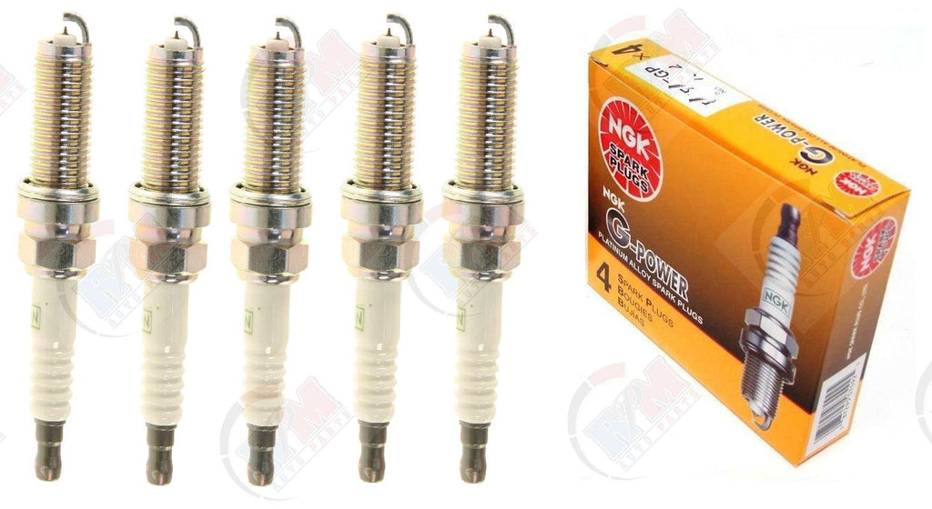 NGK "PLATINUM" Spark Plug Set of 5 for 2004-2011 Volvo S40 2.4L 2.5L L5