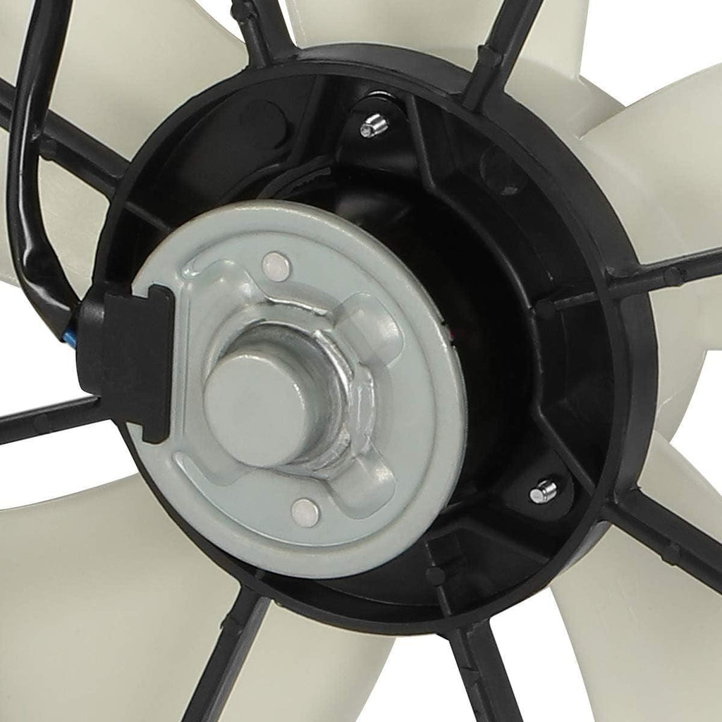 OEM-RF-0263 Factory Style Radiator Cooling Fan Assembly Cooling Efficiency Improved Direct Replacement [Compatible with 2002-2006 Camry 2.4L], Black