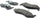 Centric Posi-Quiet Ceramic Replacement Front Disc Brake Pad Set with Shims for Select Jeep Model Years (105.04770)