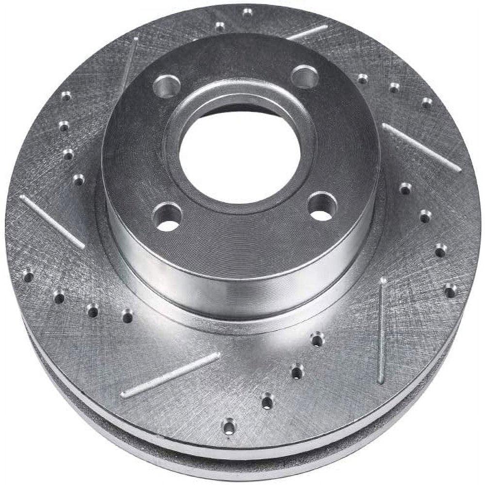 '- Front Drilled Slotted Brakes and Rotors Brake Replacement for Toyota Corolla Fits Select: 2001-2002 TOYOTA COROLLA CE/LE/S, 1998-2000 TOYOTA COROLLA VE/CE/LE