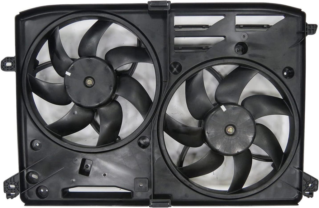 623870 Cooling Fan Assembly Compatible with 2013-2016 Ford Fusion , Black