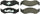 Centric Posi-Quiet Ceramic Replacement Front Disc Brake Pad Set with Shims for Select Jeep Model Years (105.04770)