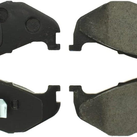 Centric Posi-Quiet Ceramic Replacement Front Disc Brake Pad Set with Shims for Select Jeep Model Years (105.04770)