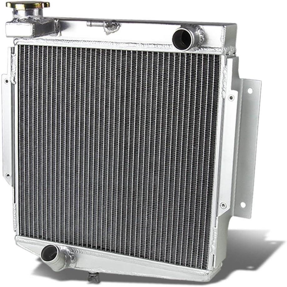RA-DATSUN70-3 3-Row Full Aluminum Radiator 15.75 X 17.75 X 2.5 [Compatible with 69-70 Nissan Datsun 2000 Fairlady Sr/Srl311]