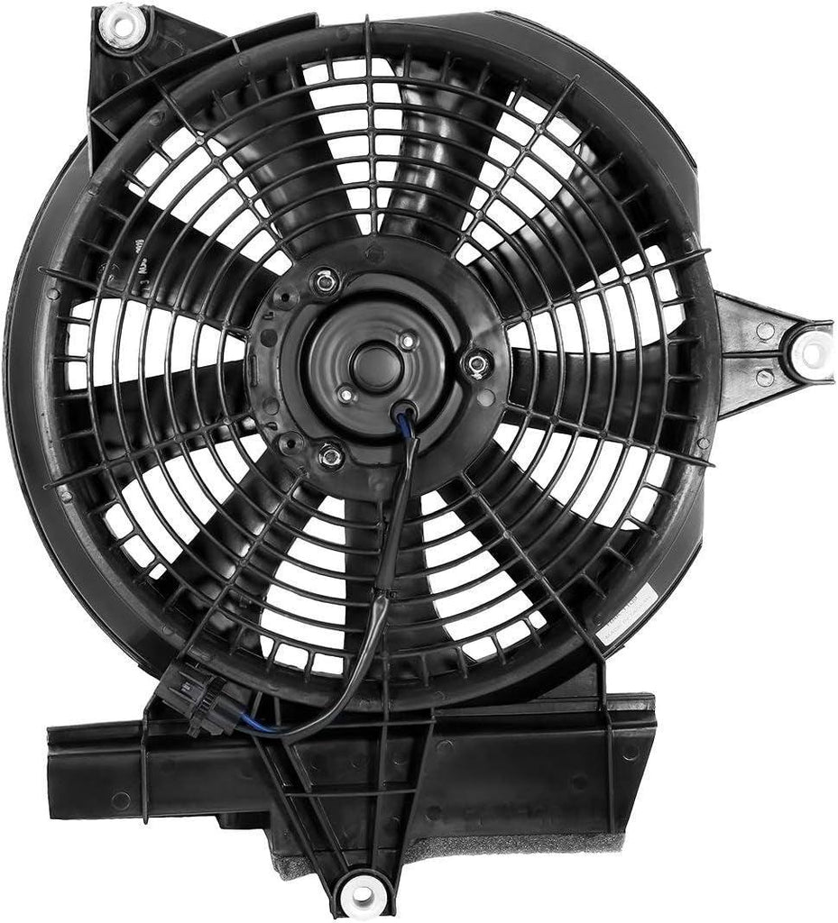 OEM-RF-0021 Factory Style Radiator Cooling Fan Assembly Cooling Efficiency Improved Direct Replacement [Compatible with 01-06 Santa Fe]