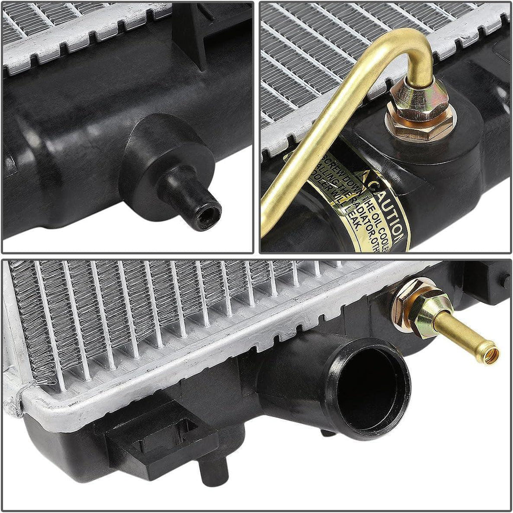 OEM-RA-2339 OE Style Direct Fit Radiator Compatible with 01-06 Optima Magentis, 28-1/4" W X 15-13/16" H X 5/8" D, 1-7/16"Inlet / 1-7/16" Outlet